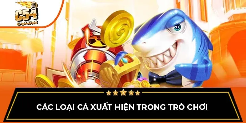 Các loại cá xuất hiện trong trò chơi
