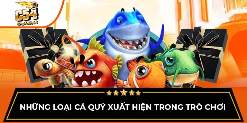 Những loại cá quý xuất hiện trong trò chơi