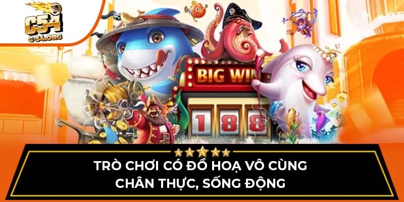 Trò chơi có đồ hoạ vô cùng chân thực, sống động