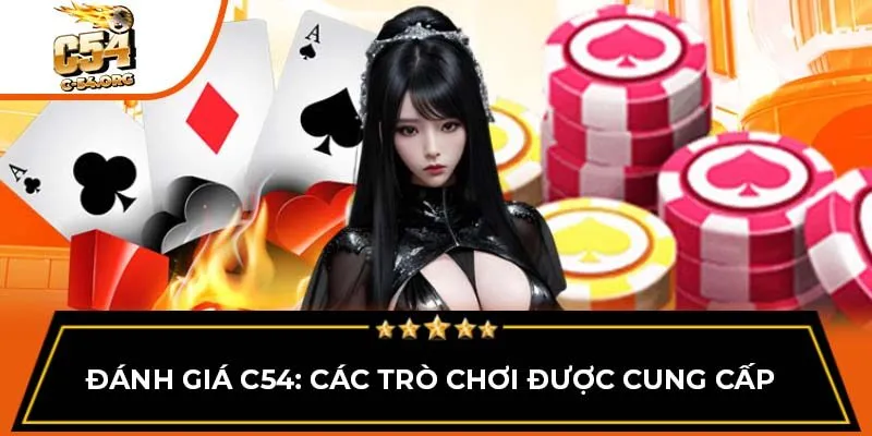 Đánh giá C54: Các trò chơi được cung cấp
