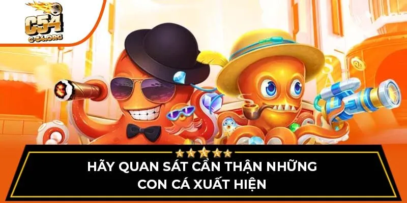 Hãy quan sát cẩn thận những con cá xuất hiện